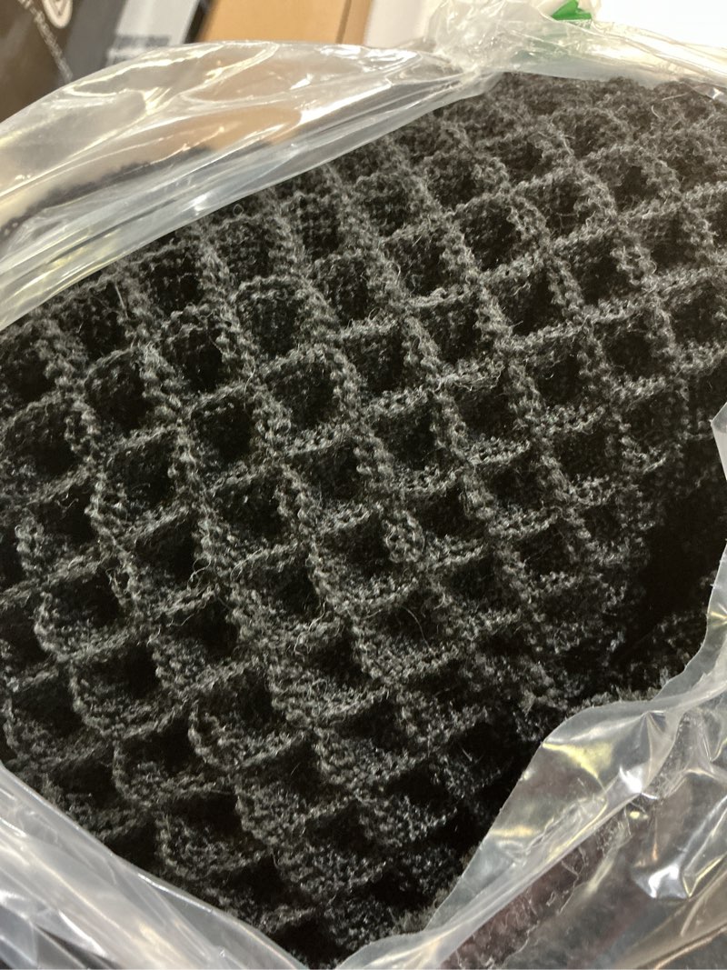 Condition photo showing Good Condition for zall waffle bath mat black super absorbent non slip bathroom rug,rhombus geometric 24x72inch,machine washable ultra soft floor mats 24 x 72 inches (rectangular) black