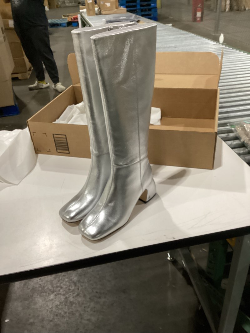Circus NY by Sam Edelman Oaklyn knee-high boots in silver