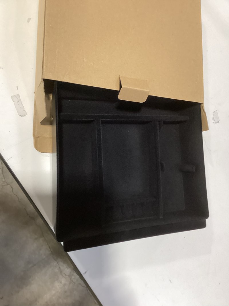 Condition photo showing As Is for center console organizer compatible with 2022-2025 jeep wagoneer/l, 2022-2026 jeep grand wagoneer/l accessories, flocking armrest storage box with coin compartment