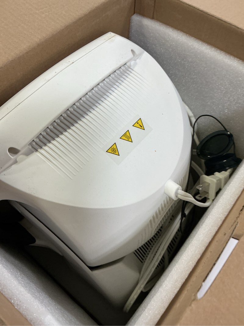 Condition photo showing As Is for Beurer IL50 Infrared Heat Lamp Heated Red Light Therapy Lamp for Body, Face, Sinuses, & Skin - Effective Muscle Pain & Cold Relief Treatment by Improving Blood Circulation IL50 - Infrared Light