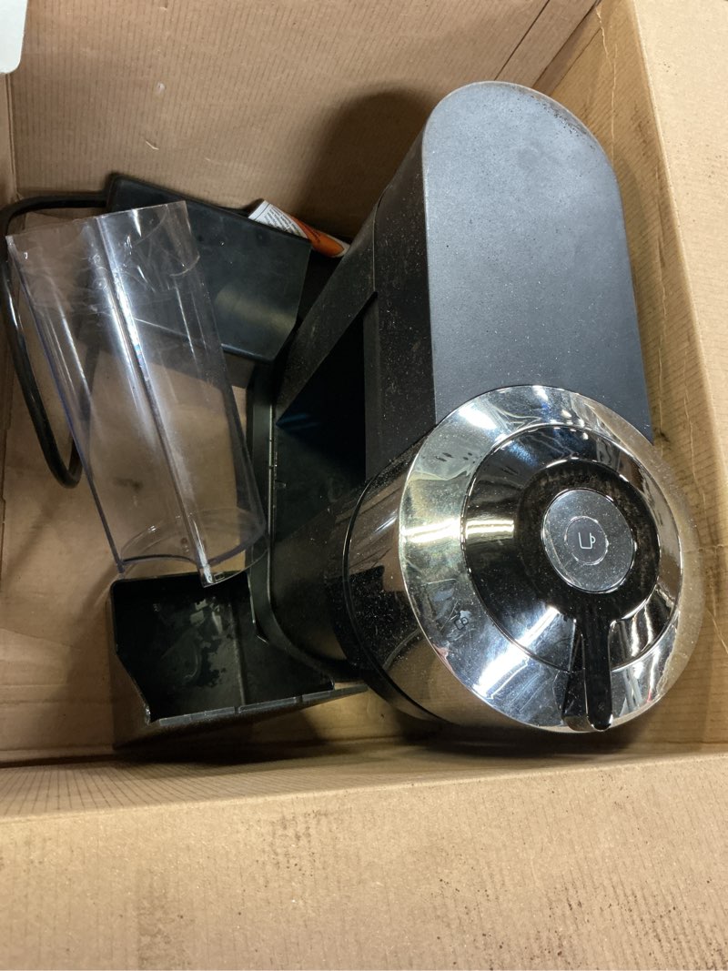 Condition photo showing As Is for Nespresso Vertuo Pop+ Coffee and Espresso Machine by De'Longhi with Aeroccino Milk Frother, Liquorice Black Machine + Frother Liquorice Black