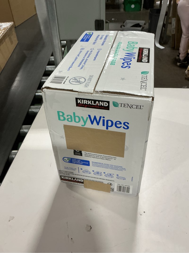 Condition photo showing New/Like New for Kirkland Signature Baby Wipes Fragrance Free, 900 Count