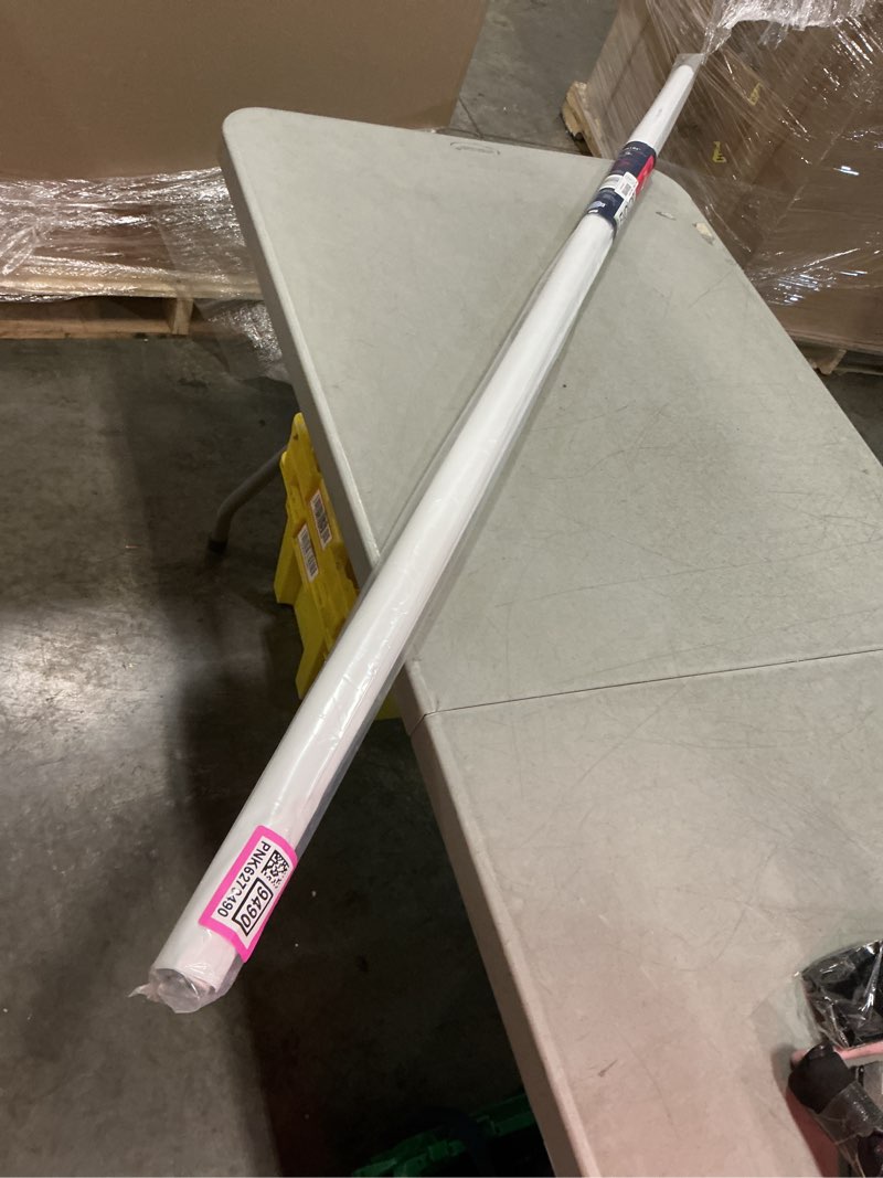Condition photo showing New/Like New for levolor 73-in x 78-in white room darkening cordless roller shade