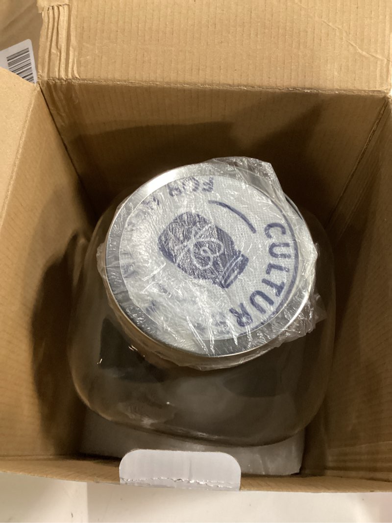 Condition photo showing New/Like New for Cultures for Health Continuous Kombucha Brewing Jar with Spigot | 5 Liter Glass Jar with Spout for DIY Fermentation | Long Term Kombucha SCOBY Hotel Jar | Daily Kombucha Tea Probiotic Drink Dispenser