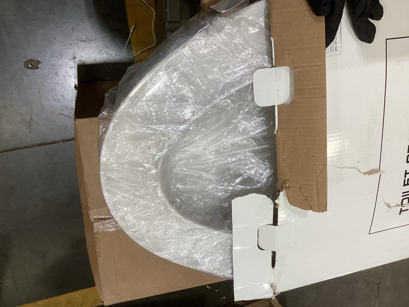 Angol Shiold Elongated Toilet Seat - Slow Close Hinges, Ergonomic Design with Grip-Tight Bumpers, Sa