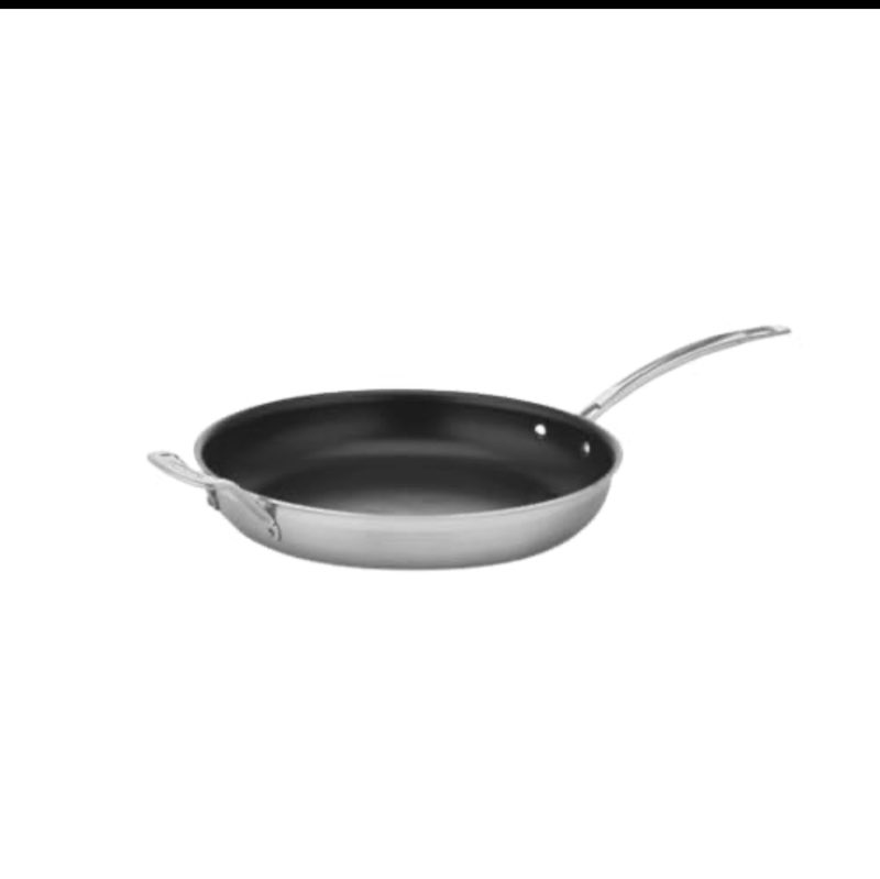 cuisinart multiclad pro triple ply stainless cookware 12" nonstick skillet
