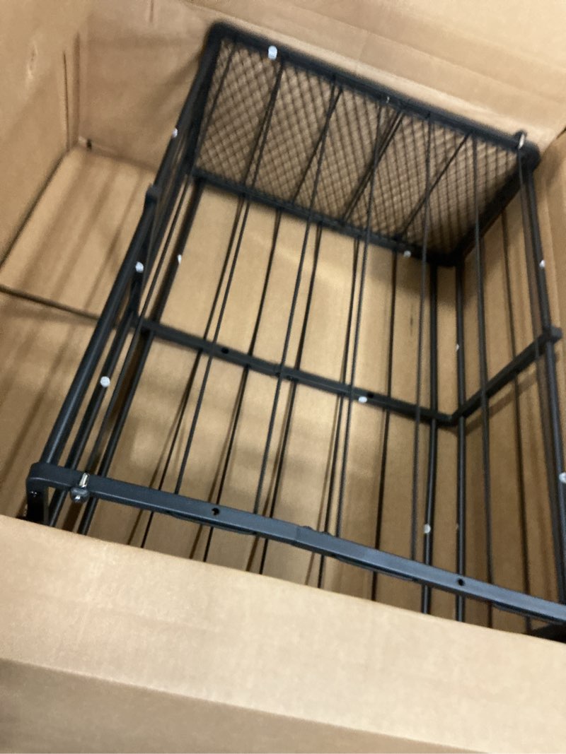 Condition photo showing Good Condition for garage ball storage wall-mounted & floor sports equipment organizer: sports ball rack with elastic rope, holder for basketball, soccer, volleyball, football, garage, gym, black(patent pending) small with adjuster foot,rectangle
