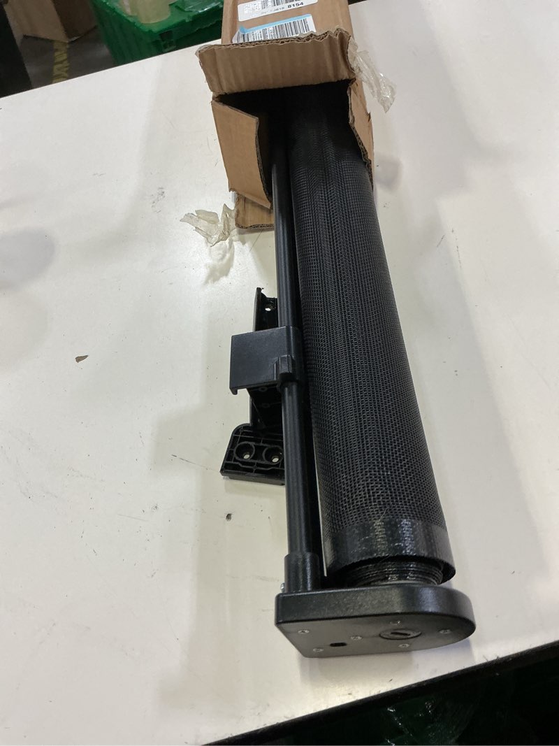 Condition photo showing Good Condition for 100 inch retractable baby gates 34 inch tall, retractable gate with reinforced strip design to prevent crawling through, 8 ft extra wide retractable dog gate for indoor/outdoor black 34" tall x 100" wide