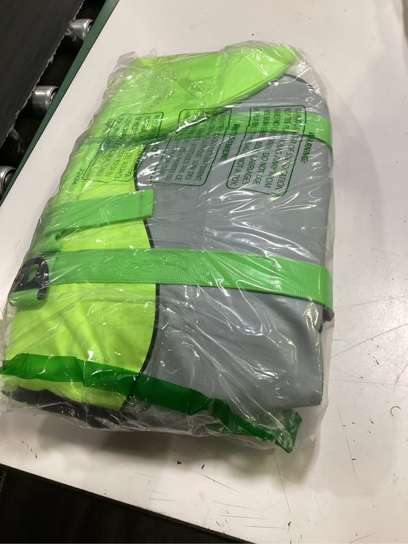 Condition photo showing Good Condition for emust large dog life jacket, pet life vests for swimming, small/medium/large dog life preserver with rescue handle, adjustable dog flotation vest for water at pool, beach, boating (xl,green)