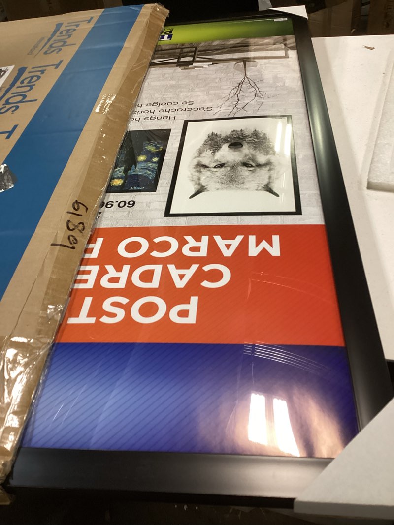 Condition photo showing Good Condition for Trends International Poster Frame, 24" x 36", Collector's Edition Black