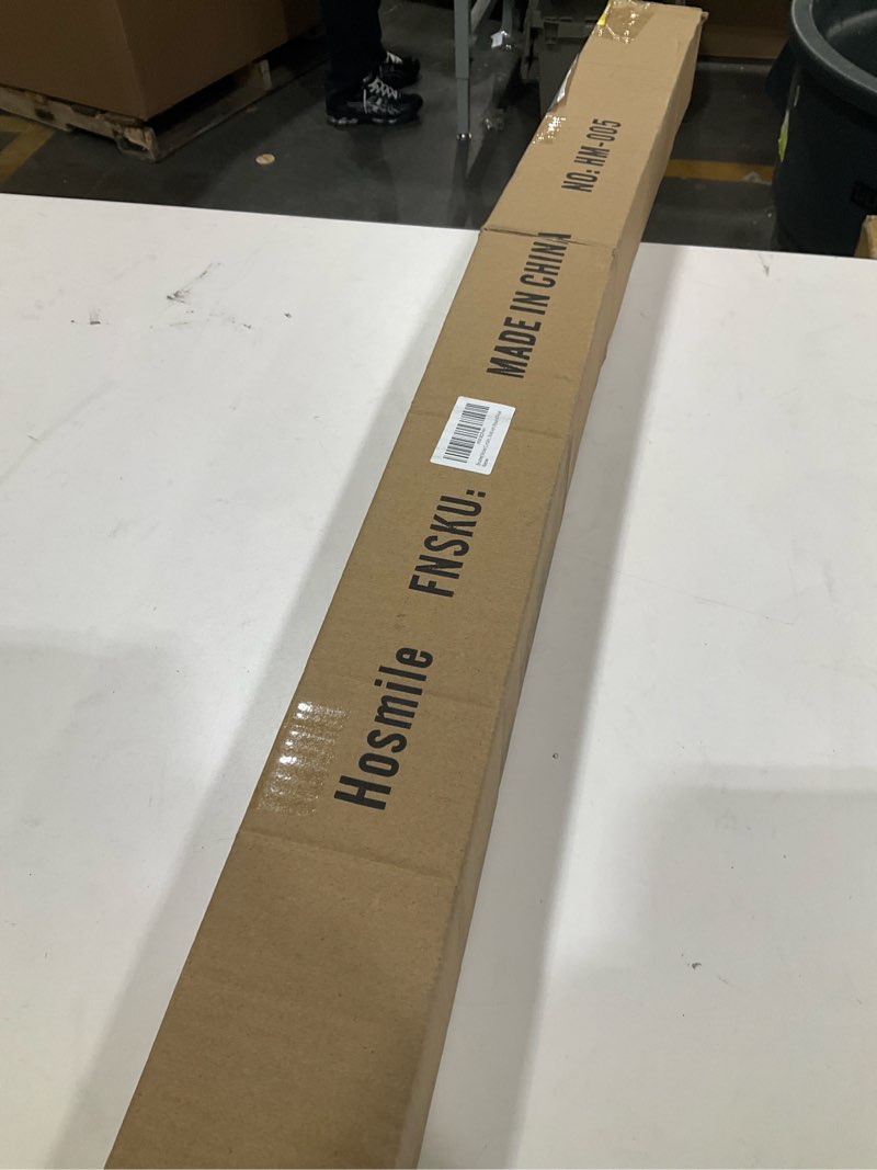 Condition photo showing Good Condition for brushed nickel curtain rods for window 36 to 72 inch, adjustable 1-inch thicken single drapery rods, telescoping, decorative round finial brushed nickel 36-72"