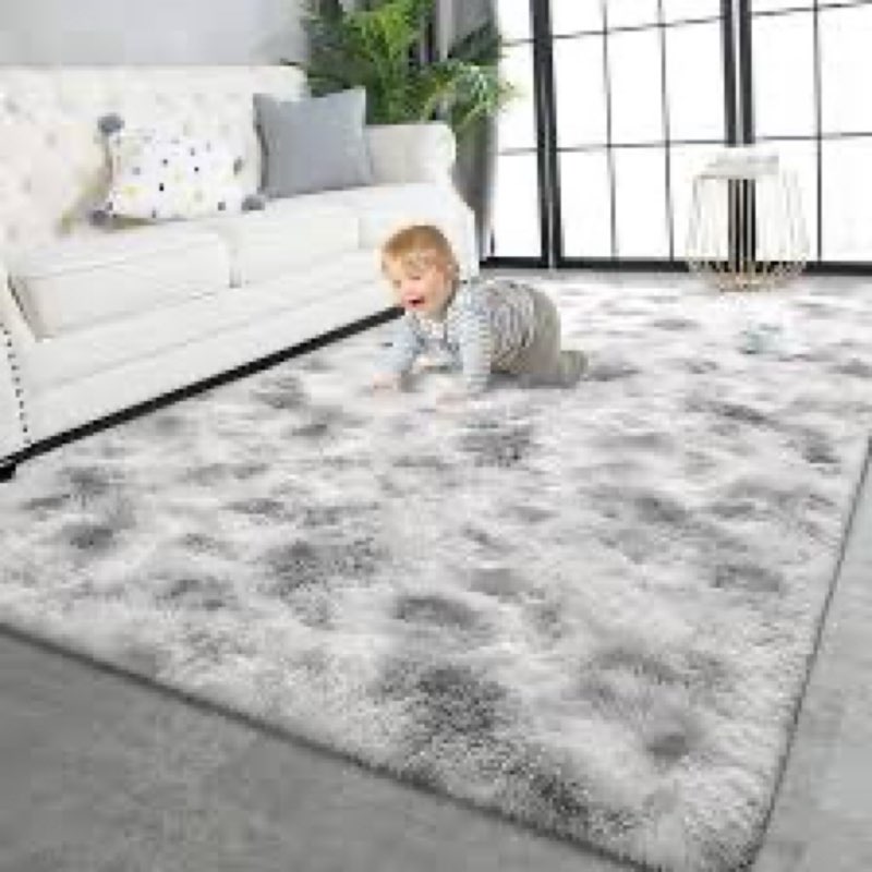 TWINNIS Super Soft Shaggy Rugs Fluffy Carpets 9x12 Feet, Indoor Modern Plush Area Rugs for Living Ro