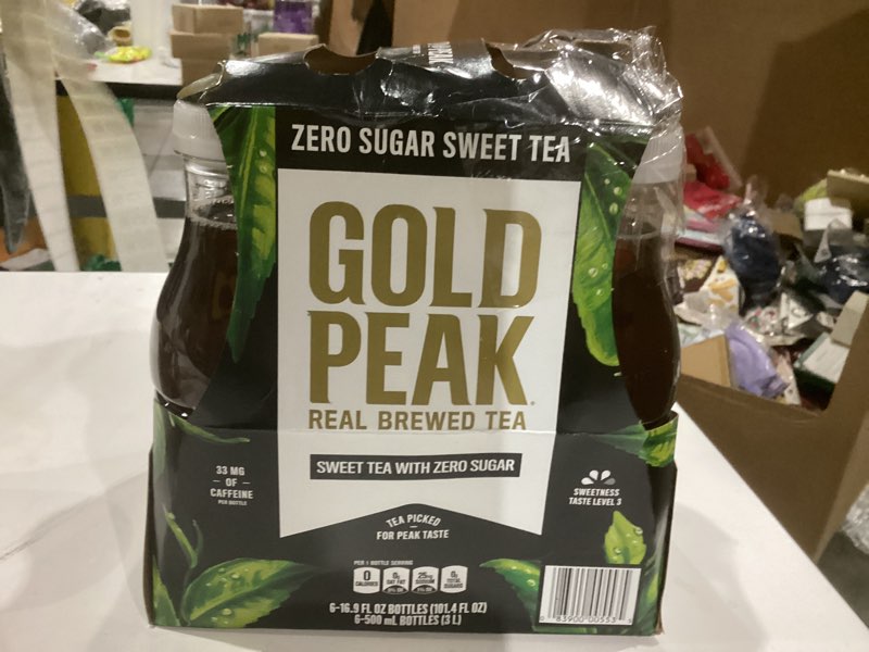 Condition photo showing New/Like New for Gold Peak Diet Tea Bottles, 16.9 fl oz, 6 Pack
