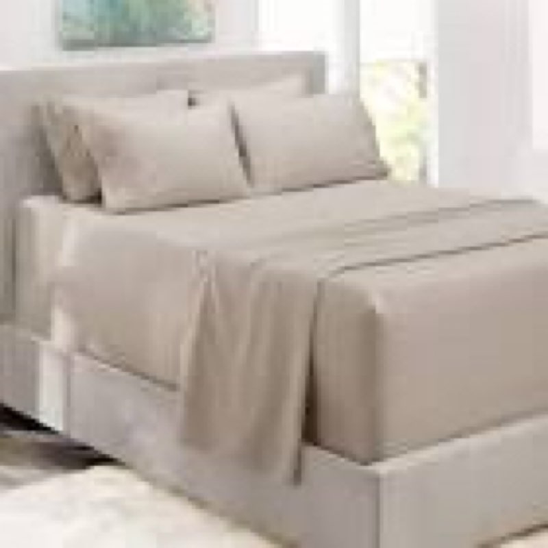 hearth & harbor bed sheets, luxury soft 6 piece bed sheet set extra deep pocket fitted sheets fits m
