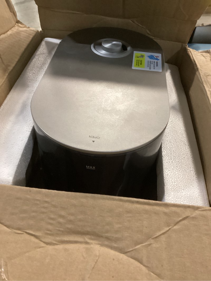 Condition photo showing As Is for DREO 6L Humidifiers for Bedroom, Smart Warm & Cool Mist for Large Room, 60Hr Quiet Runtime for Baby, Plant, Humidity Sensor, Indicator Light, 12H Timer, Google/Alexa, HM713S Silver