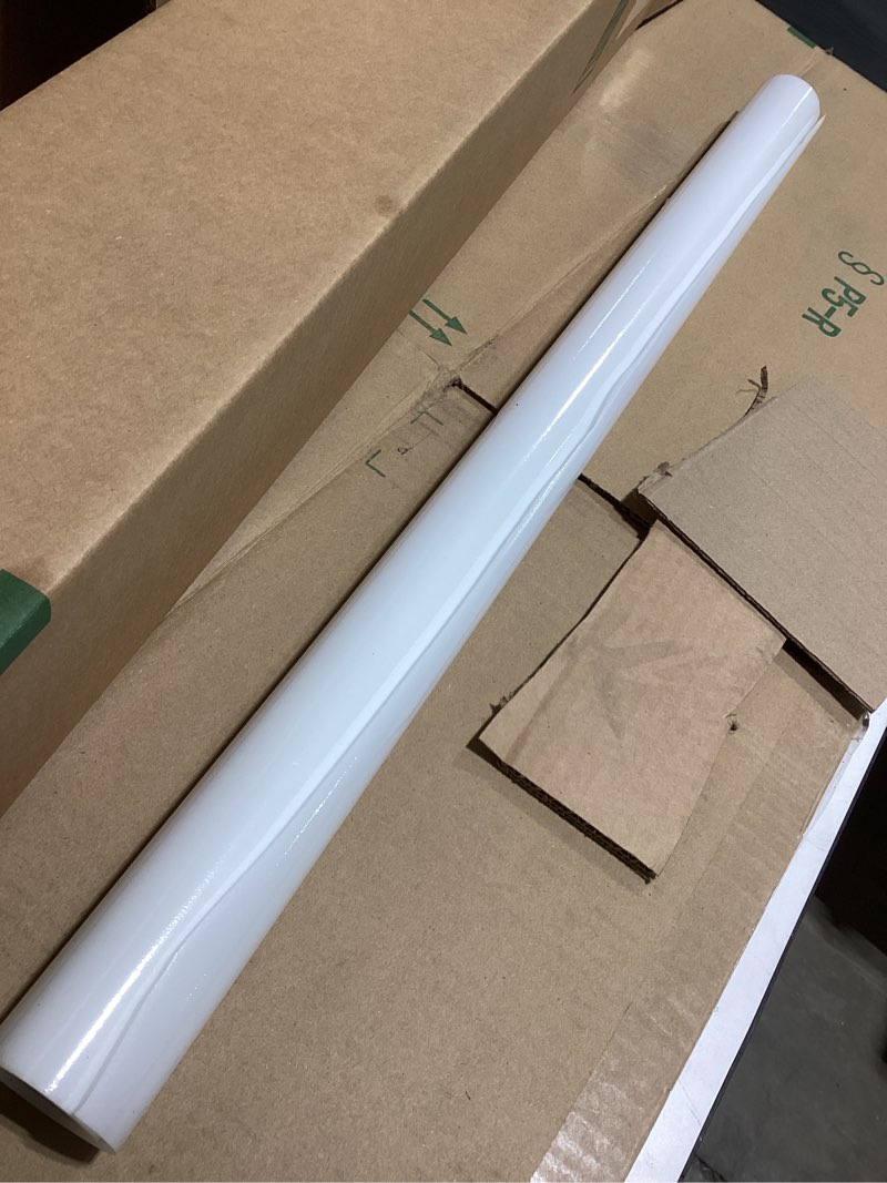 Condition photo showing item condition for rabbitgoo Window Privacy Film, Non-Adhesive Frosted Glass Window Film for Bathroom, Static Cling Heat Blocking Stickers for Home Indoor Opaque Frosting Coverings House Tint, Matte White 29.5" x 118.1"