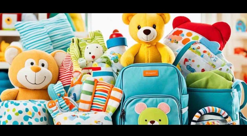 assorted lot of baby items (baby clothes, baby accessories, baby toys)