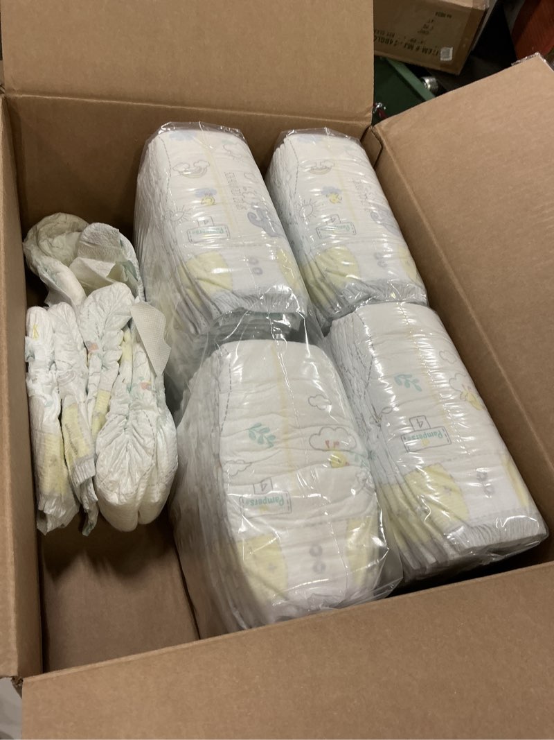 Condition photo showing Good Condition for (Incomplete)Pampers Swaddlers Diapers Size 4  150 Count (Select for More Options)