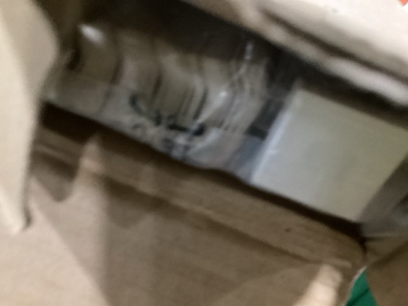 Condition photo showing Good Condition for No Drill Blinds for Windows 1" Vinyl L-Shaped Slats Cordless Mini Blinds for Home, for Window Size 35.5" W × 48" H Beige Beige 35.5" W × 48" H