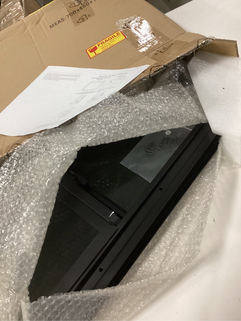 labwork 24 inch x 15 inch aluminum alloy tempered glass window horizontal slider rv window cargo tra