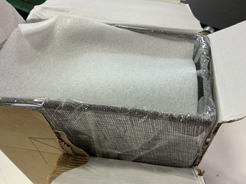 Condition photo showing Good Condition for kakanuo fully dimmable nightstand lamp for bedroom with usb c ports, grey small bedside table lamp with charging outlets and phone stands, wooden desk lamp for living room, led bulb included 1 pack a-grey with knob switch
