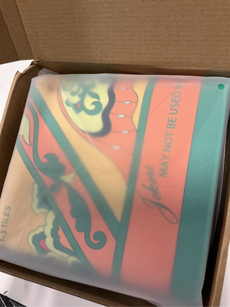 Condition photo showing New/Like New for fuyihgl® aesthetic mahjong mat for table with rules - 33" noise reduction | non-slip neoprene american mah jong tabletop cloth cover - mah jongg accessories and gifts for beginner lovers party travel folded