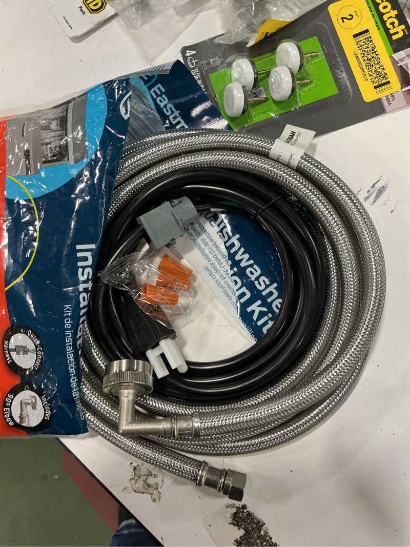 Condition photo showing Good Condition for EASTMAN 8-ft 3/8-in Compression Inlet x 3/4-in Hose Thread Outlet Braided Stainless Steel Dishwasher Connector