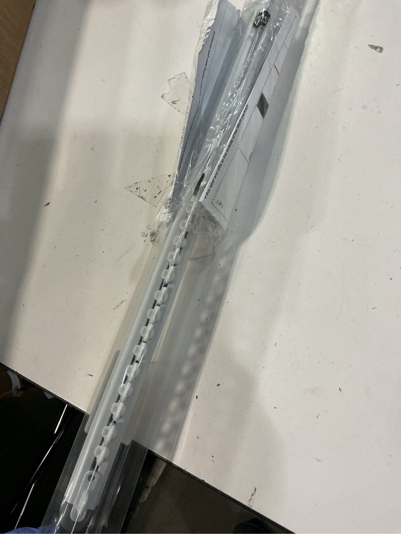 Condition photo showing Good Condition for Retractable Ceiling Curtain Track, Measurement-Free 33.5''-59'', Room Divider, Shower Curtain, Parallel Bay Window, RV Track (White)