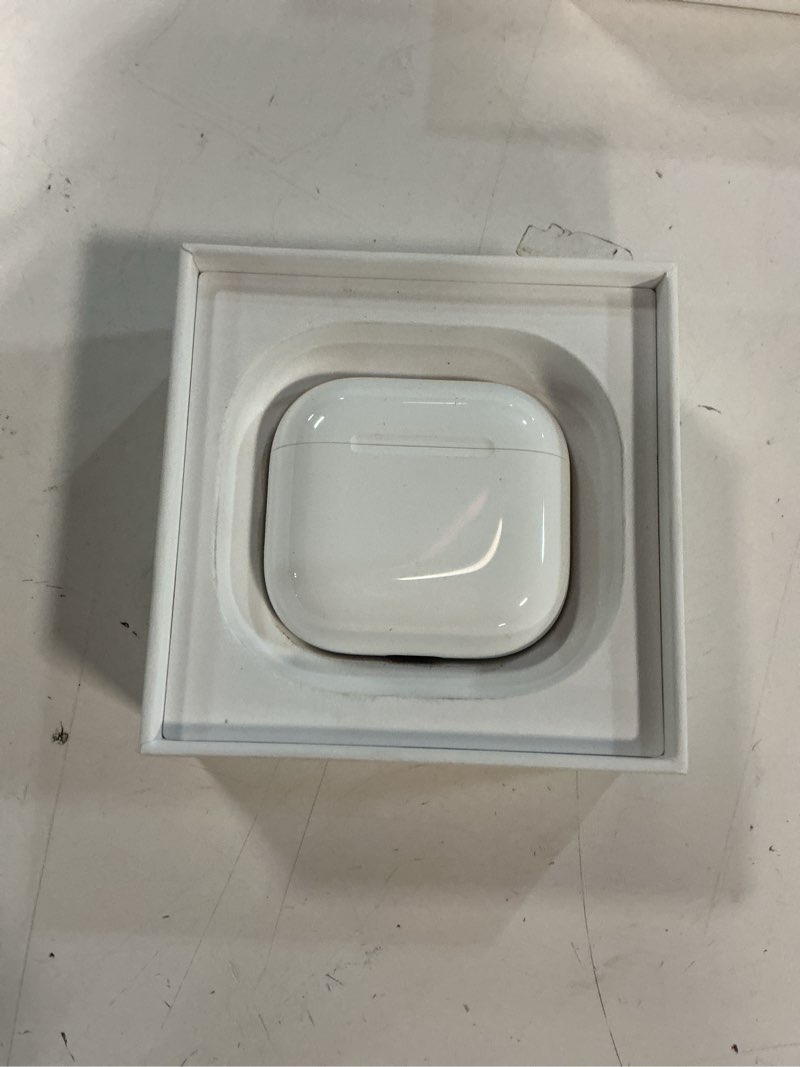 Condition photo showing Good Condition for apple airpods 4 wireless earbuds, bluetooth headphones, personalized spatial audio, sweat and water resistant, usb-c charging case, h2 chip, up to 30 hours of battery life, effortless setup for iphone without active noise cancellation without applecare+