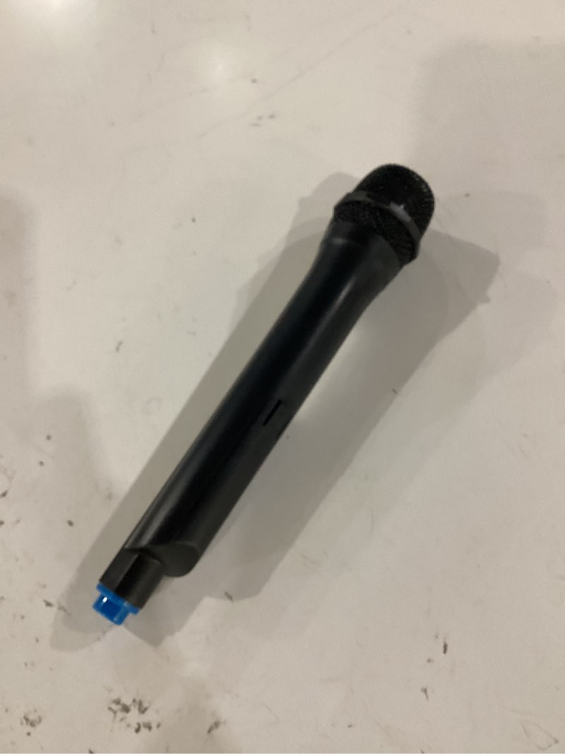 Condition photo showing Good Condition for microphone prop - realistic plastic mic for karaoke practice, speech training & costume performance