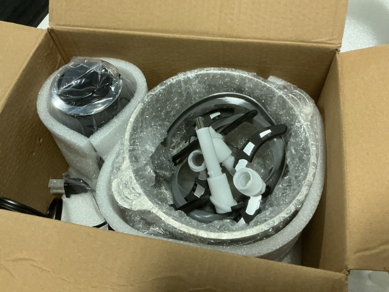 Condition photo showing Good Condition for ganiza food processors, electric food chopper with meat grinder & vegetable chopper - 2 bowls (8 cup+8 cup) with powerful 450w copper motor - includes 2 sets of bi-level blades (silver)