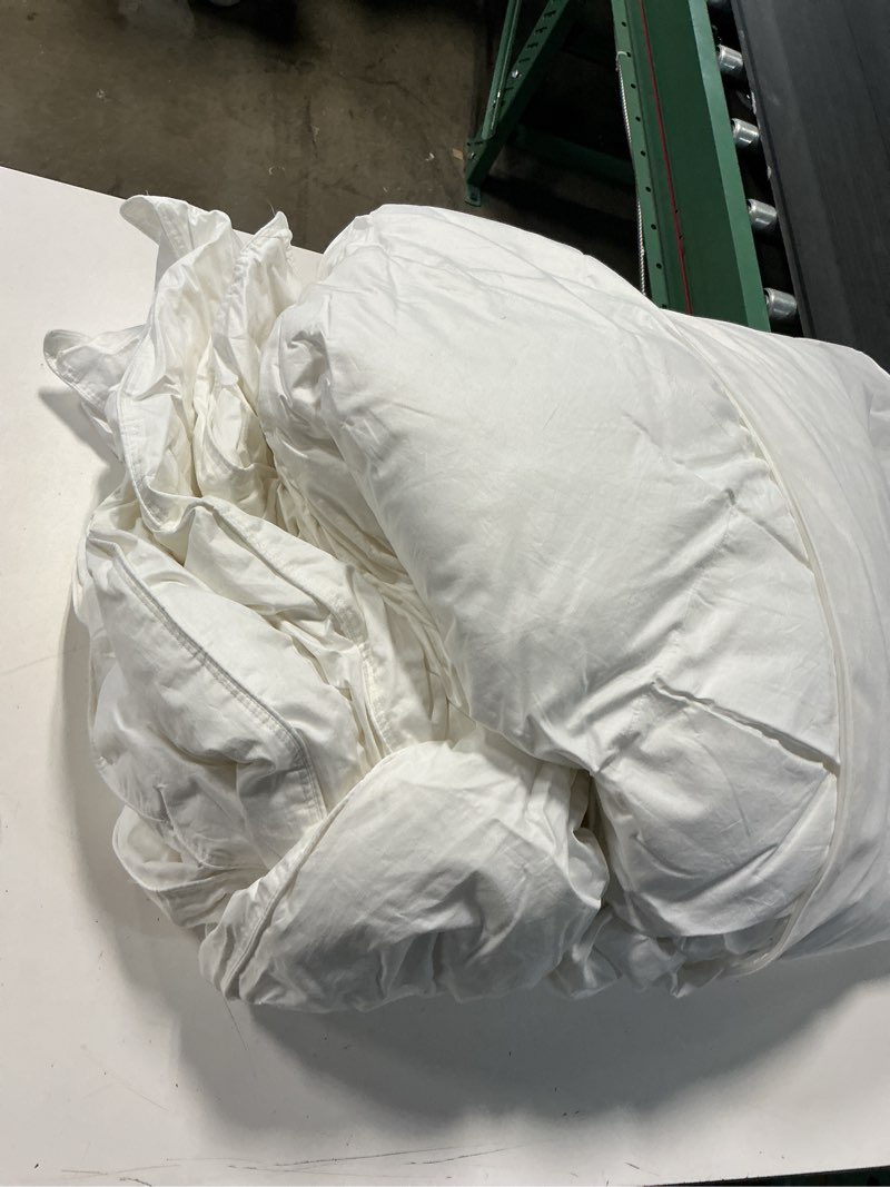 Condition photo showing Good Condition for all-season premium down alternative comforter, king/cal king, white