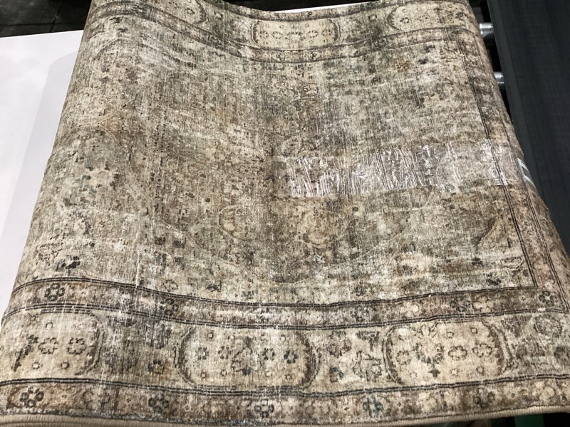 Condition photo showing Good Condition for Loloi Margot Collection 2'-6" x 7'-6" Runner Rug in Antique/Sage - Thick Low Pile Area Rug, No-Shed Easy Clean Large Patterned Area Rug for Living Room, Bedroom, Dining Area Antique / Green 2'6" x 7'6" (Rectangular)