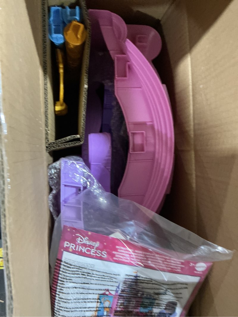 Condition photo showing Good Condition for Mattel Disney Princess Toys, Ultimate Castle 4 Ft Tall with Lights & Sounds, 3 Levels, 10 Play Areas and 25+ Furniture & Pieces, Inspired by Disney Movies Modern