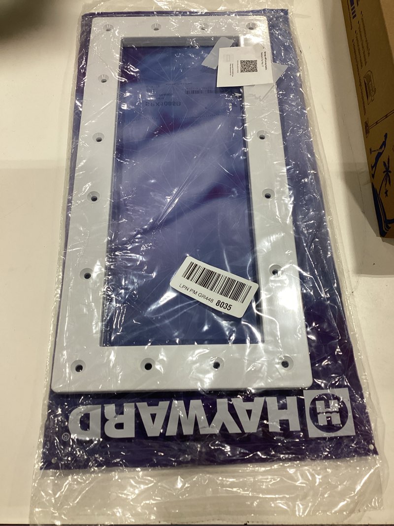 Condition photo showing New/Like New for spx1085b pool skimmer face plate replacement for hayward automatic skimmers, compatible with hayward sp1085 & sp1077 skimmer models 25541-000-010 white, easy install pool skimmer cover