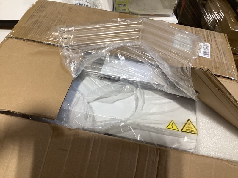 Condition photo showing Good Condition for upgraded dual-side heating dtf oven dryer, a3+ a4 13.4"×19.3" transfer dtf oven curing, temperature and time control for dtf oven heater, fast and even curing transfer film,white