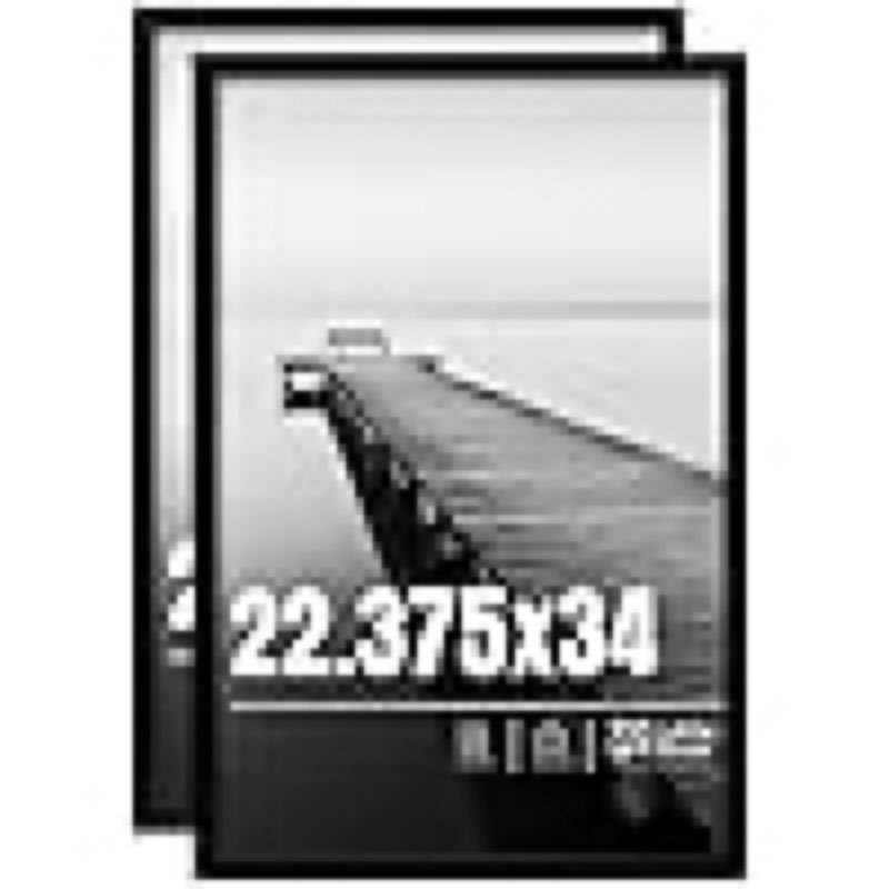 lavie home 22.375x34 black picture frames 2 packs