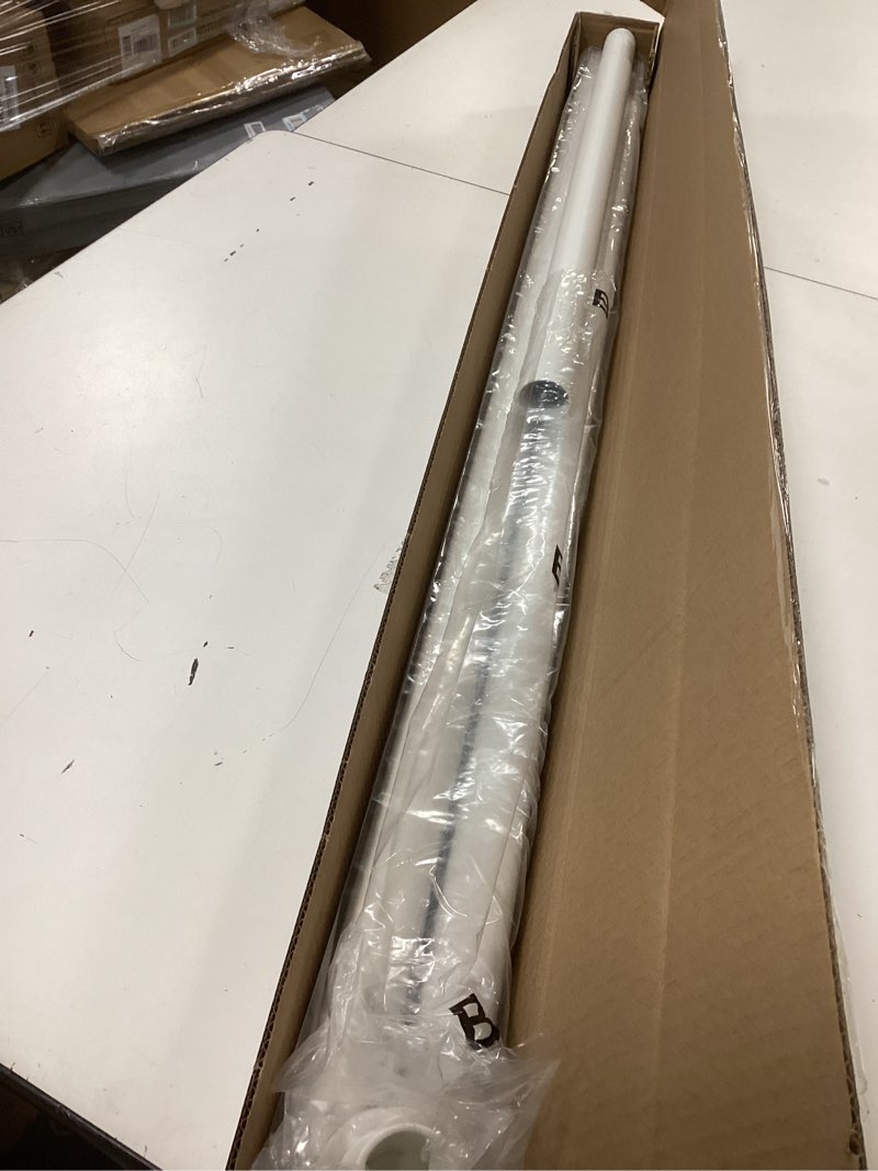 Condition photo showing Good Condition for ALLZONE Tension Curtain Rod for Window, 83-123 Inches, Heavy Duty Curtain Rods No Drilling, Non-Slip Bathroom Shower Tension Rod, Renter Friendly, Adjustable, Spring Loaded, Extra Long, White White 83-123 Inches