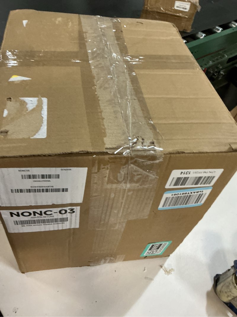 Condition photo showing Good Condition for 10 Inch Hooded Wall Vent with Screen and Damper, Outdoor Wall Exhaust Vent Cover Cap for Kitchen Range Hood Dryer Exterior Ventilation and Outside Air Exhaust, Galvanized Steel, White 10 Inch White