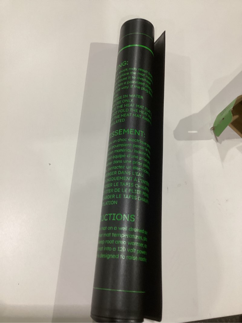 Condition photo showing New/Like New for VIVOSUN 48\"x20.75\" Seedling Heat Mat with Built-in Temperature Controller, UL & MET-Certified Waterproof Plant Heating Pad for Germination, Hydroponics, Brewing, Breeding, and Greenhouses, NOT TESTED