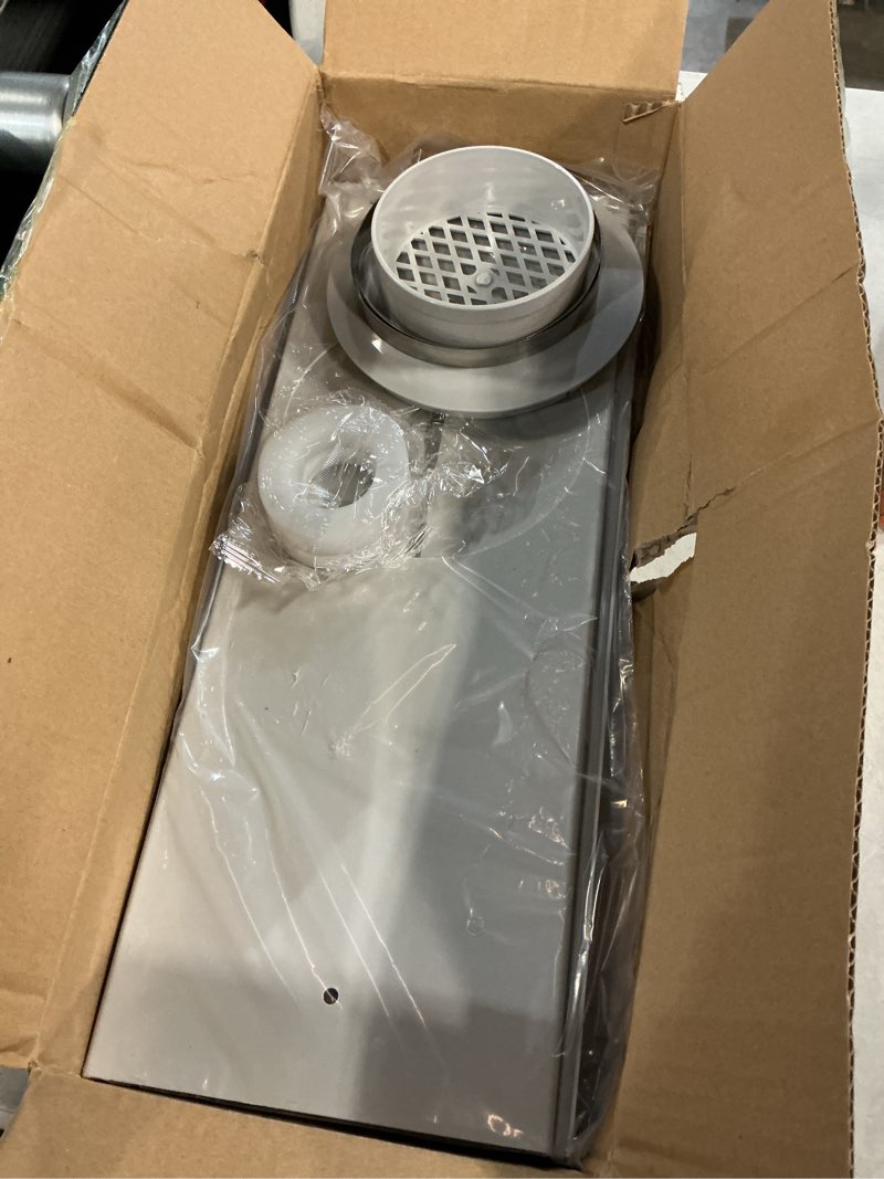 Condition photo showing Good Condition for hoxha window duct kit dryer window vent kit for 4” ducting dryer vent hose, sliding window vent kit fit with dryer, inline duct fans, grow tents dryer window vent panel kit