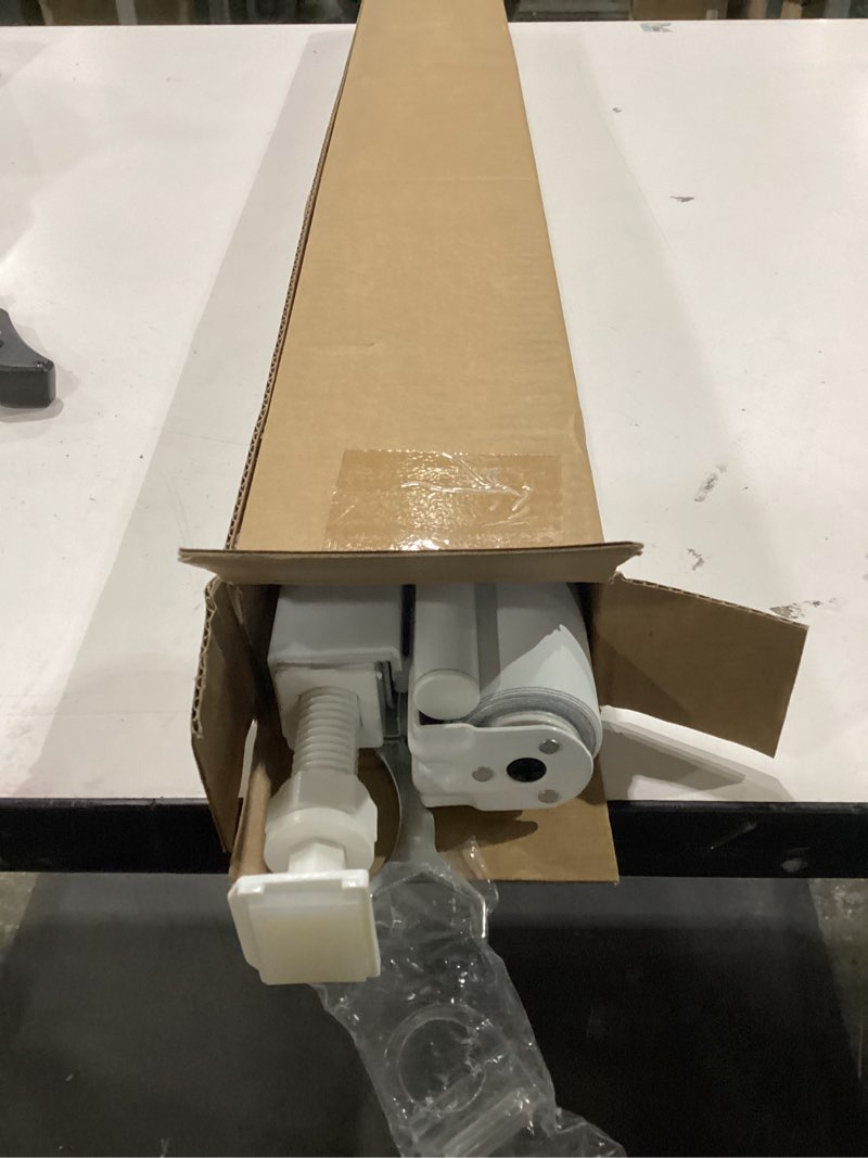 Condition photo showing New/Like New for LazBlinds No Drill Blinds for Indoor Windows, Blackout Roller Shades, Cordless Window Blackout Blinds, Thermal Insulated Fabric UV Protection for Home and Office, 26.5" W x 48" H, White Blackout-white 26.5" W x 48" H