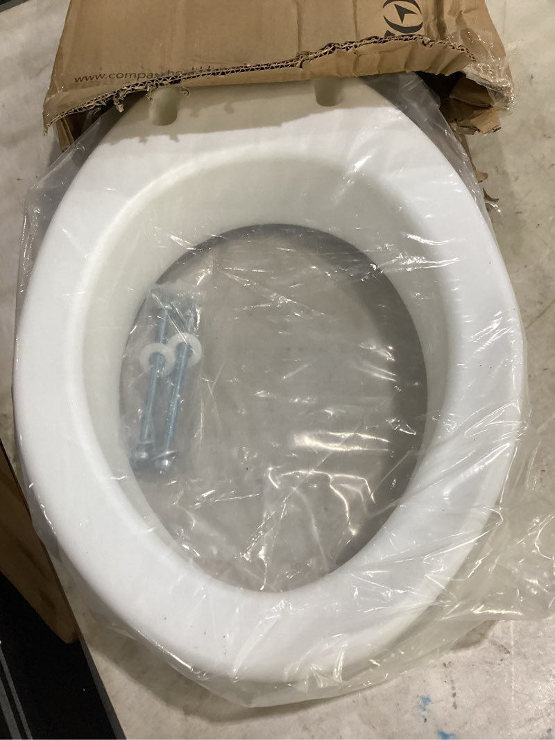 Condition photo showing Good Condition for carex toilet seat riser  elongated raised toilet seat adds 3.5 inches to toilet height  for assistance bending or sitting  300 pound weight capacity toilet riser