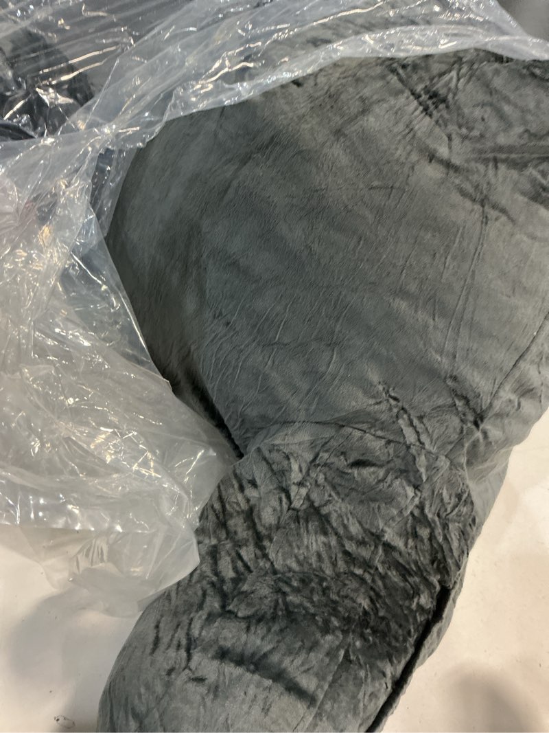 Condition photo showing Good Condition for nestl reading pillow with shredded memory foam, designed for sitting up in bed and couch, back and arms adjustable support for adult & teens backrest pillows for reading, with washable cover dark grey standard 18" 07 - dark grey