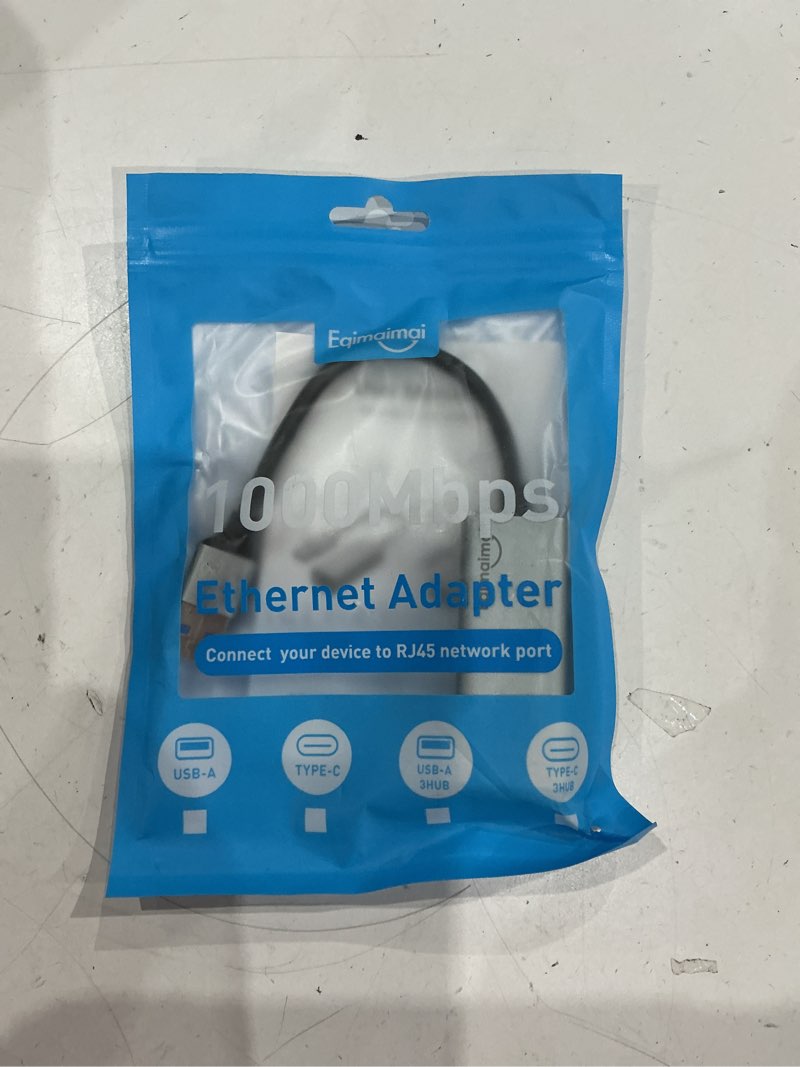 Condition photo showing Good Condition for usb a to ethernet adapter?usb 3.0 gigabit to ethernet adapter compatibility 100/1000mbps,compatible with windows, mac os, linux, pc, laptops, and more usba to rj45