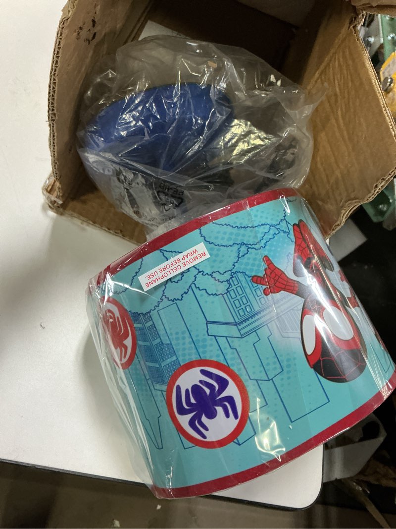 Condition photo showing Good Condition for Idea Nuova Marvel Spidey and His Amazing Friends Table Lamp,Kids Stick Lamp with Pull Chain, Fun Bedroom or Nightstand Lighting,Official Spidey Decor Spidey and His Amazing Friends Spidey and His Amazing Friends