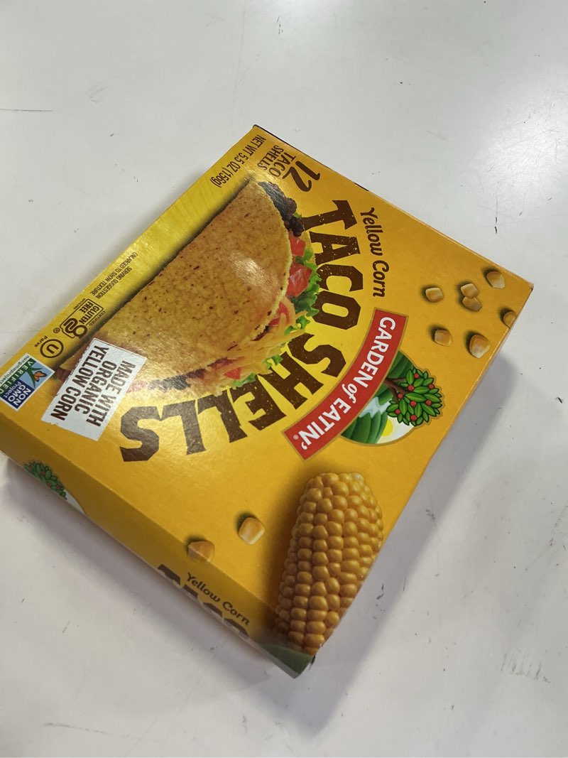 Condition photo showing New/Like New for Garden of Eatin' Taco Shells, Yellow Corn, Sea Salt, 5.5 oz. (Pack of 12) ( best if used by 19 dec 25 ) 
