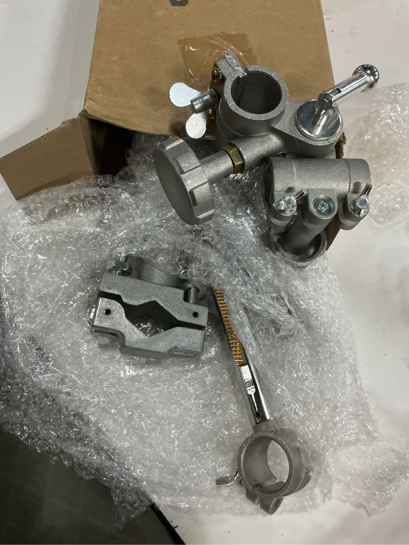 Condition photo showing Good Condition for welding torch holder for welding positioner turntable universal mig tig gun stand with v clamp mount (11.7 x 7.0 inch)