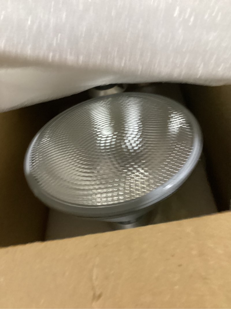 Condition photo showing Good Condition for par38 halogen flood light bulbs 90w 120v, 2pcs par38 halogen light bulbs with e26 base, 2800k warm white, 4050 lumens for indoor and outdoor 2 pack