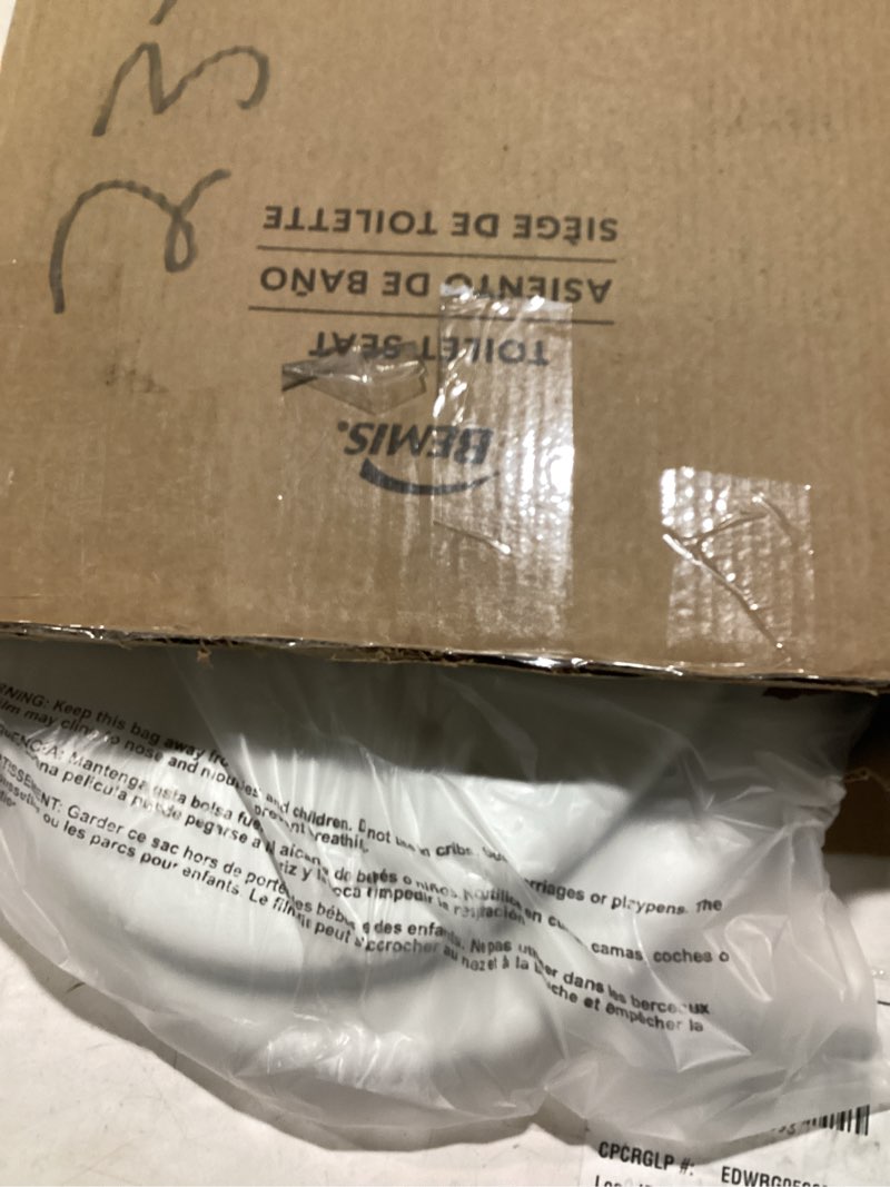 Condition photo showing New/Like New for Bemis 1400TTA Economy Durable Wood Toilet Seat, Made in USA, Elongated, White